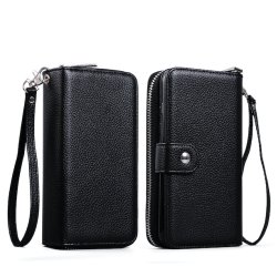 iPhone 6/6s/7/8/SE 2020/SE 2022 Lderpung i sort