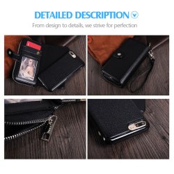 iPhone 6/6s/7/8/SE 2020/SE 2022 Lderpung i sort