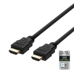 Ultra High Speed HDMI-kabel, 3m, 8K 60Hz, 4K 120Hz, sort