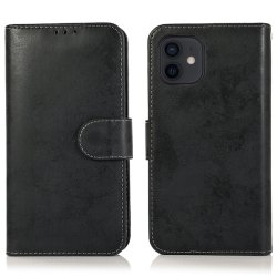 iPhone 13 Pro 2i1 magnet ldercover med plads til kreditkort i Brun