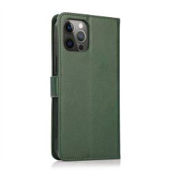 iPhone 16e, 2i1 magnet ldercover med plads til kreditkort i Sort