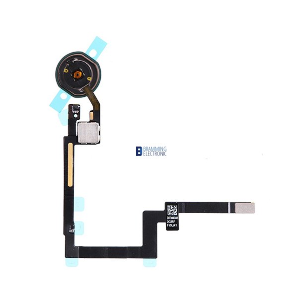 iPad Mini 3 Home knap flex assembly i Hvid/Slv