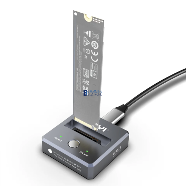 M.2 NVMe lser / Dockingstation - (inkl. Usb-A / Usb-C kabel)