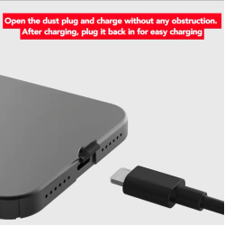 Prop til Lightning ladestik (Anti-Lost) Hvid