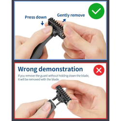 8-i-1 tilbehr til Philips OneBlade &amp; OneBlade Pro (afstandskam st) Ny model