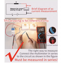 ANENG DM850, 1999 Counts, Digitalt Multimeter