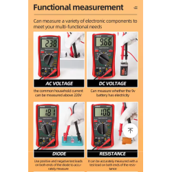 ANENG DM850, 1999 Counts, Digitalt Multimeter