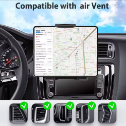 iBudim Car Tablet Holder 4-12"  Justerbar bilholder til mobil og tablet