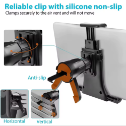 iBudim Car Tablet Holder 4-12"  Justerbar bilholder til mobil og tablet