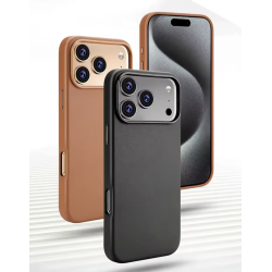 Lder cover - iPhone 17 i Sort