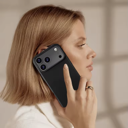 Lder cover - iPhone 17 i Sort