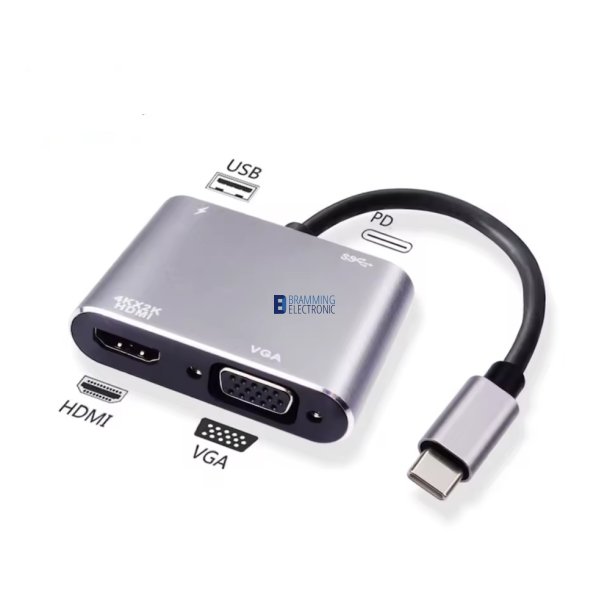 USB-C Digital AV Adapter (VGA-HDMI)