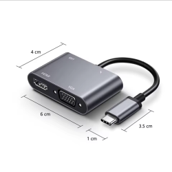 USB-C Digital AV Adapter (VGA-HDMI)