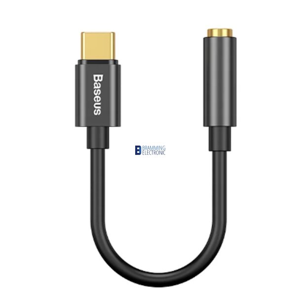 USB-C to 3.5mm adapter (Sort) Baseus L54