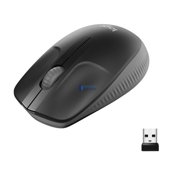 Logitech M190 trdls mus, sort (Charcoal)