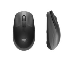 Logitech M190 trdls mus, sort (Charcoal)