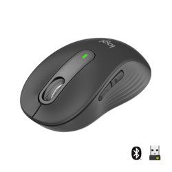 Logitech Signature M650 trdls mus, sort (Graphite)