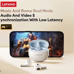 Lenovo LP2 Pro TWS Bluetooth 5.4 Earbuds Hvid &ndash; Tr�dl�se In-Ear H�retelefoner