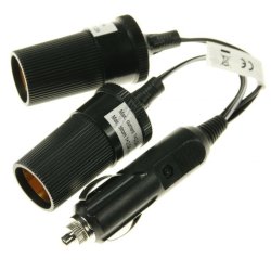 Cigaret-tnder adapter, 1xhanstik - 2xhunstik