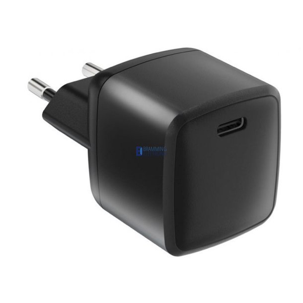 3A, USB-C oplader, 20 W, Sort (MINWA)
