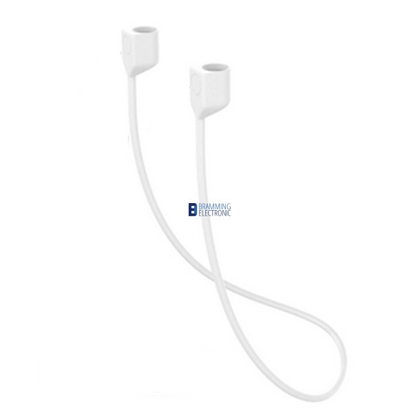 Magnetisk Silikone Strap til EarPods i Hvid