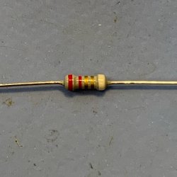 Sikkerhedsmodstand 2.2 Ohm - 0.25W - 5% (5 stk.)