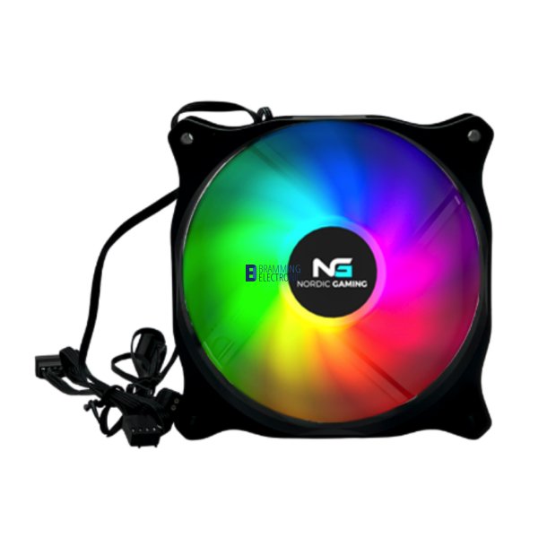 Nordic Gaming Fan 120mm ARGB PWM &ndash; High Speed RGB Bl�ser 800-2000 RPM