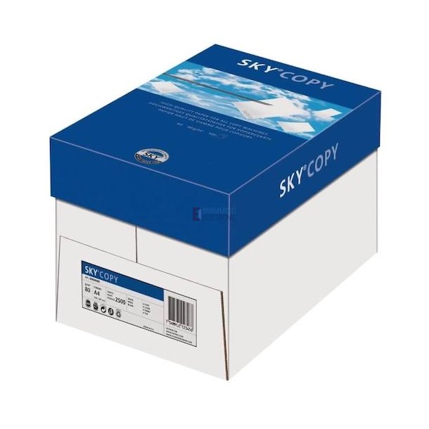 5x A4 SkyCopy Papir 80g/m2 (500)