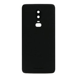 OnePlus 6, Bagglas i Sort (Mirror black)
