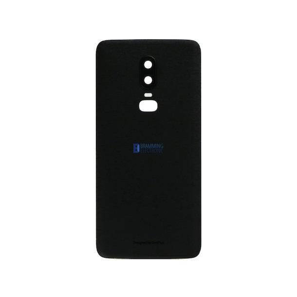 OnePlus 6, Bagglas i Sort (Mirror black)