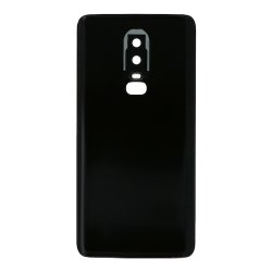 OnePlus 6, Bagglas i Sort (Mirror black)