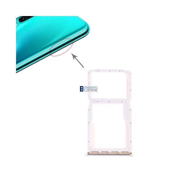 Huawei P30 Lite Simkort bakke i Slv
