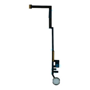 iPad 5 / 6 Homeknap flex komplet i Hvid/Slv