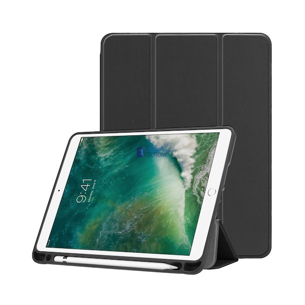 iPad Mini 4 / Mini 5, Flip ldercover i Sort