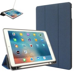 iPad 7/8/9 10.2 Flipcover med pen holder i Bl