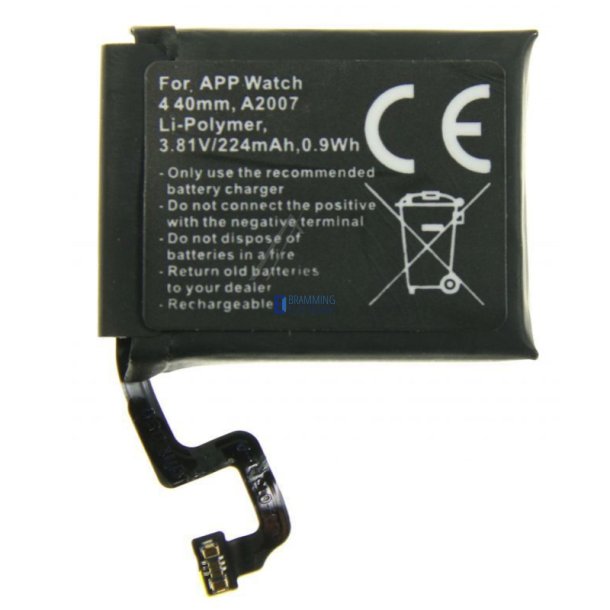 Apple Watch 4 40mm, Batteri (kompatibel)