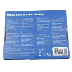 USB-A 3.2 lser / Dockingstation, 2.5"/3.5" Sata Hdd/SSD
