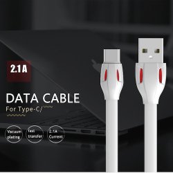 REMAX Laser USB C-type lade/data kabel i Hvid