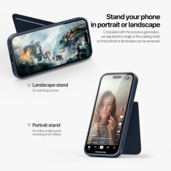 iPhone 15 Pro, Dual-card Cover (Magsafe) Sort