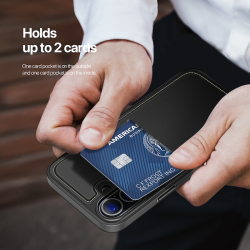 iPhone 16, Dual-card Cover (Magsafe) Sort