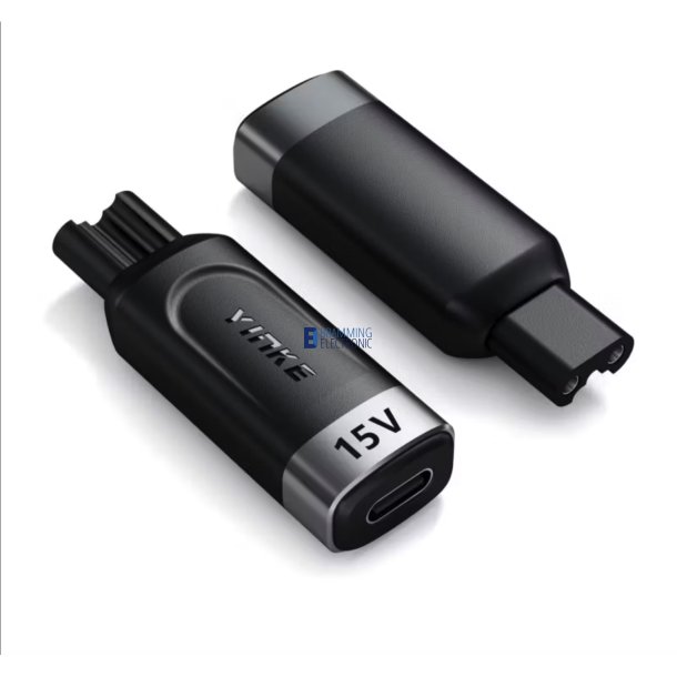 Yinke 15V USB-C Oplader Adapter til Philips OneBlade & HQ8505 Barbermaskine
