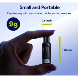 Yinke 15V USB-C Oplader Adapter til Philips OneBlade & HQ8505 Barbermaskine