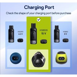 Yinke 15V USB-C Oplader Adapter til Philips OneBlade & HQ8505 Barbermaskine