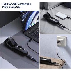 Yinke 15V USB-C Oplader Adapter til Philips OneBlade & HQ8505 Barbermaskine