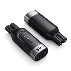 Yinke USB-C Oplader Adapter til Philips OneBlade & Philips Barbermaskiner &ndash; 5V Type-C Shaver Converter