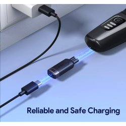 Yinke USB-C Oplader Adapter til Philips OneBlade & Philips Barbermaskiner &ndash; 5V Type-C Shaver Converter