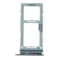 Samsung Galaxy S10/S10 Plus, MicroSD og SIMkort bakke i Sort