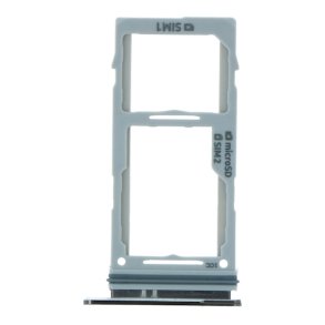 Samsung Galaxy S10/S10 Plus, MicroSD og SIMkort bakke i Sort