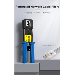 Crimp tool EZ (RJ45 / RJ11 / RJ12) Pass Through
