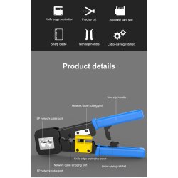 Crimp tool EZ (RJ45 / RJ11 / RJ12) Pass Through